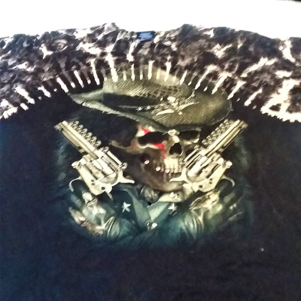 Jays Rock  Skull Cowboy Studded  Tshirt XXL